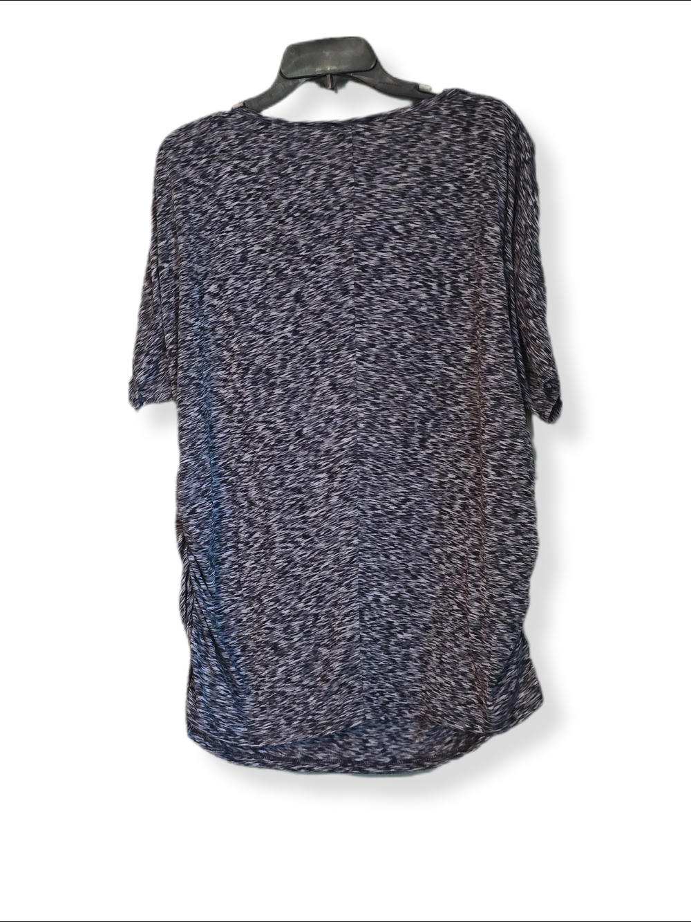 Bwear Short Sleeve Marled Tee in Navy and White - Picture 2 of 10